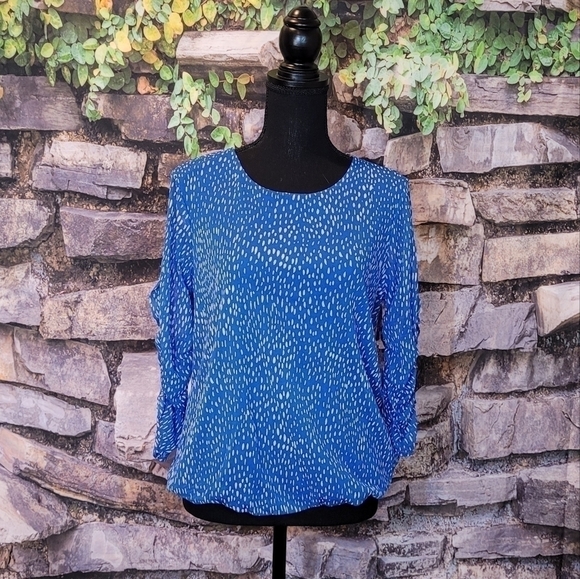Alfani Tops - Alfani Blue Blouse